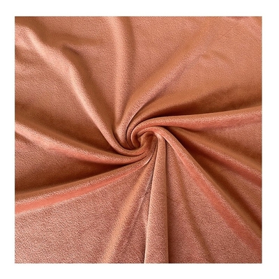 Tessuto molle eccellente Coral Red Double Side di colore solido del poliestere dell'elastam