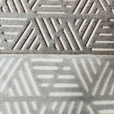 Doppio tessuto laterale del vello della flanella di incandescenza fluorescente 270 GSM per la fabbricazione della coperta