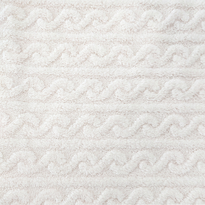 Peluche generale bianca Shu Velveteen Fabric 270 GSM Sherpa morbido per i pigiami di inverno