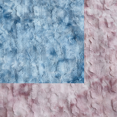Coperta Tie Dyed Pv Fleece Brush Fur Fabric 260gsm