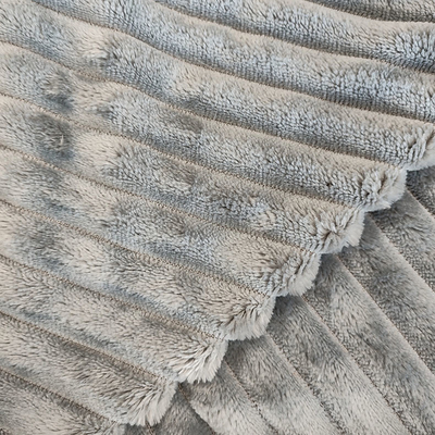 tessuto del vello della flanella del jacquard 150D tricottato in vari colori 270 GSM