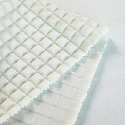 Il jacquard ha tosato colore solido laterale del tessuto del vello della flanella il singolo per Pillowslips Sofa Cover