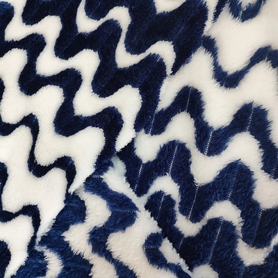 Tessuto cationico 260gsm del vello della flanella del jacquard per l'indumento domestico generale caldo del tessuto