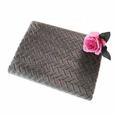 Tessuto molle 150D della flanella del jacquard 250gsm per la coperta calda