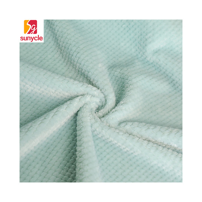 tessuto del vello del poliestere 58" 60" 100 per le coperte della borsa di Pillowslip dei pigiami