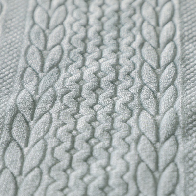 200gsm tricottato impresso delicatamente ricoprire tessuti 58" 60"