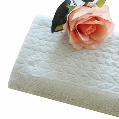 200gsm tricottato impresso delicatamente ricoprire tessuti 58" 60"