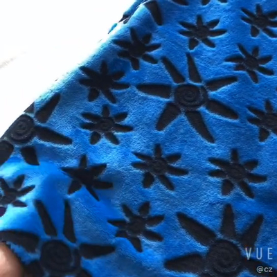 Doppio tessuto molle laterale del vello della flanella stampato tosato per gli indumenti da notte della coperta della lettiera