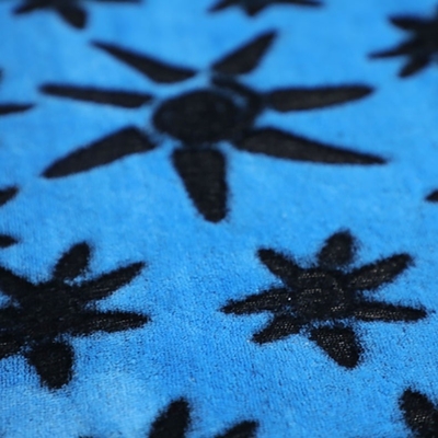 Doppio tessuto molle laterale del vello della flanella stampato tosato per gli indumenti da notte della coperta della lettiera