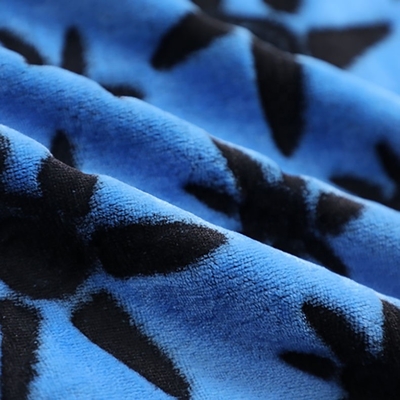 Doppio tessuto molle laterale del vello della flanella stampato tosato per gli indumenti da notte della coperta della lettiera