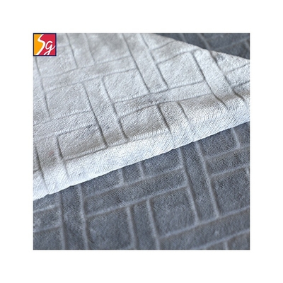 58" 60" tessuto blu 150D del vello per indumenti da notte generali