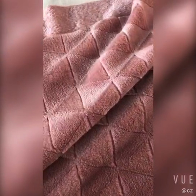 Tessuto molle spazzolato 280gsm del vello della flanella per l'insieme del pigiama