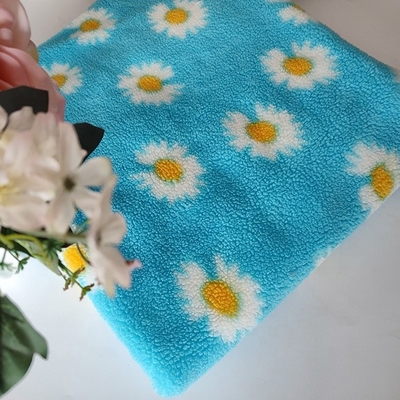Il girasole 370gsm ha stampato il vello di Sherpa per Pillowslip Sofa Cover Bag
