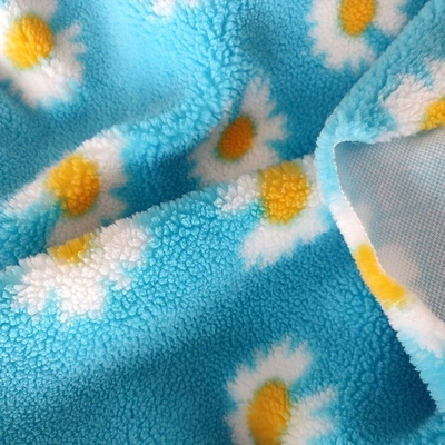 Il girasole 370gsm ha stampato il vello di Sherpa per Pillowslip Sofa Cover Bag