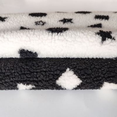 tessuto del vello di 150D 288F 650gsm Sherpa dall'iarda