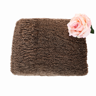 Il Faux Sherpa di colore solido tosa il cappotto all'aperto di Teddy Bear 300gsm del tessuto caldo