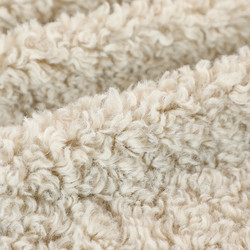 Il Faux Sherpa di colore solido tosa il cappotto all'aperto di Teddy Bear 300gsm del tessuto caldo