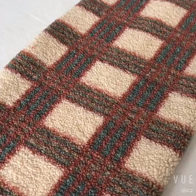 singolo poliestere 100% del tessuto di Brown Sherpa del lato 188F per il pullover del tessuto della casa di Pillowslip