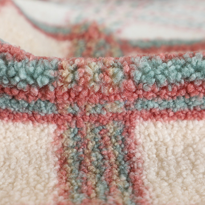 singolo poliestere 100% del tessuto di Brown Sherpa del lato 188F per il pullover del tessuto della casa di Pillowslip