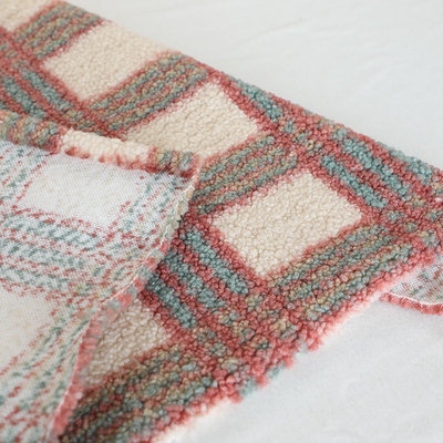 singolo poliestere 100% del tessuto di Brown Sherpa del lato 188F per il pullover del tessuto della casa di Pillowslip