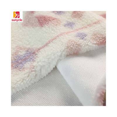 modello geometrico stampato singolo lato del velluto di cotone di allungamento di 200gsm 150D 288F