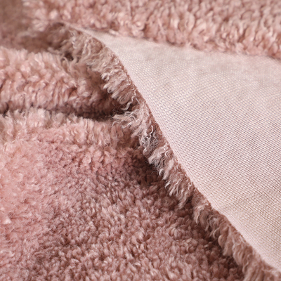 Tessuto 390gsm 188F 58" 60" di Teddy Bear Curly Sherpa Fleece