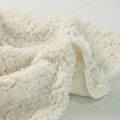 Il tessuto lavabile riccio solido di Sherpa per il cappotto caldo dell'inverno ricopre l'indumento di Pillowslip