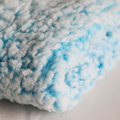 La parte posteriore ha stampato il doppio poliestere laterale 100% del velluto di cotone 280gsm 288F del tessuto per le coperte