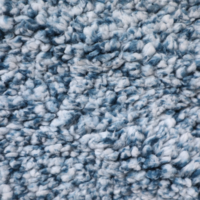 Singola parte posteriore laterale 100% del poliestere blu di Shu Velveteen Fabric 180gsm per il cappotto del pigiama