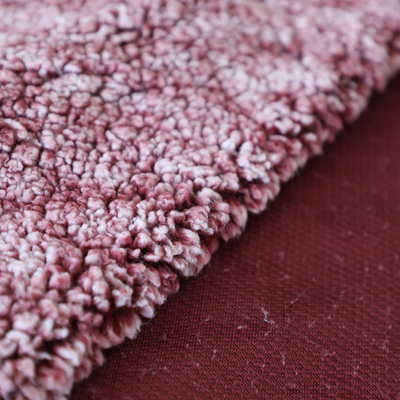 Singola parte posteriore laterale 100% del poliestere blu di Shu Velveteen Fabric 180gsm per il cappotto del pigiama
