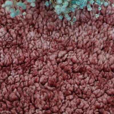 Singola parte posteriore laterale 100% del poliestere blu di Shu Velveteen Fabric 180gsm per il cappotto del pigiama