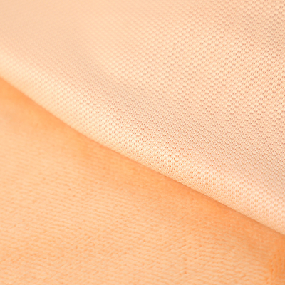 Peluche singola arancio solida di Shu Velveteen Fabric 150gsm del lato breve per Pillowslip Sofa Cover