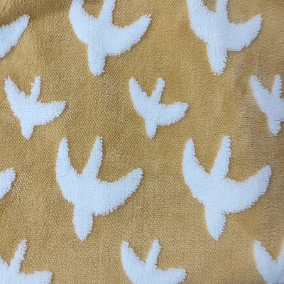Jacquard Shu Velveteen Fabric 300gsm per il tessuto 100% del vello della peluche del poliestere di Sofa Cover del cappotto