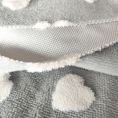 Poliestere 100% un tessuto molle laterale 250gsm 150D 288F del velluto di cotone