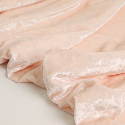 Tessuto rosa 150D 288F 240gsm del velluto del poliestere dell'elastam