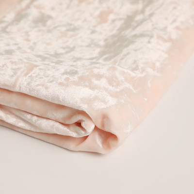 Tessuto rosa 150D 288F 240gsm del velluto del poliestere dell'elastam