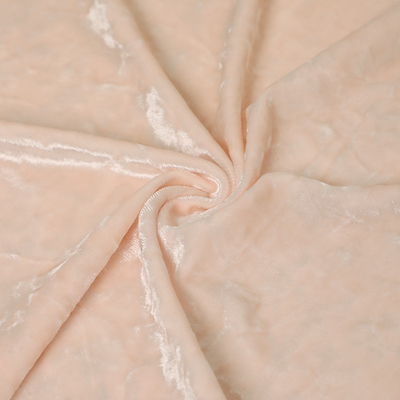Tessuto rosa 150D 288F 240gsm del velluto del poliestere dell'elastam
