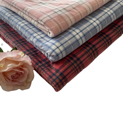 Il poliestere che il plaid classico ha stampato il tessuto molle eccellente per le scarpe copre Pillowslip