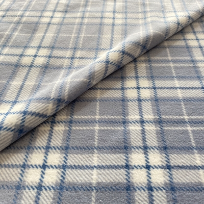 Il poliestere che il plaid classico ha stampato il tessuto molle eccellente per le scarpe copre Pillowslip