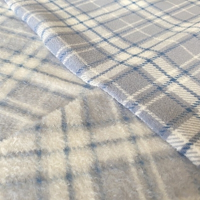 Il poliestere che il plaid classico ha stampato il tessuto molle eccellente per le scarpe copre Pillowslip