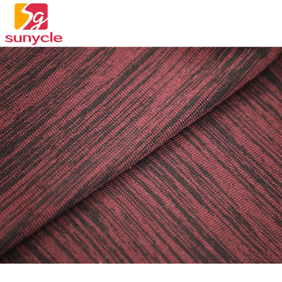 Il singolo jersey 180gsm del cotone rosso e nero 100 in breve collega i vestiti con un manicotto