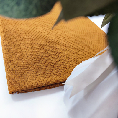 Micro poliestere 100% del tessuto del vello del jacquard 150gsm