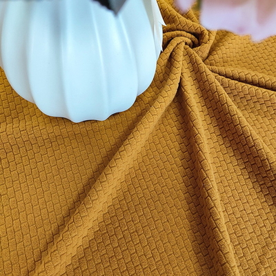 Micro poliestere 100% del tessuto del vello del jacquard 150gsm