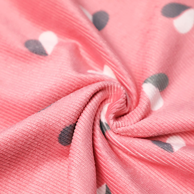 Velluto rosa del tessuto da arredamento del tessuto 250gsm del velluto del velluto dell'elastam del poliestere