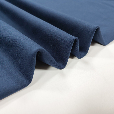 Colore solido 100% del tessuto 250gsm dell'interruttore di sicurezza del cotone per gli abiti sportivi dei vestiti