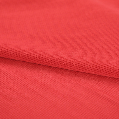 Materiale polare del tessuto del vello del jacquard rosso per la tenda delle scarpe